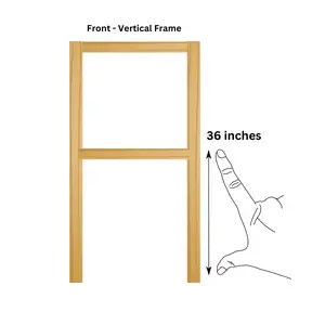 Building vertical frame